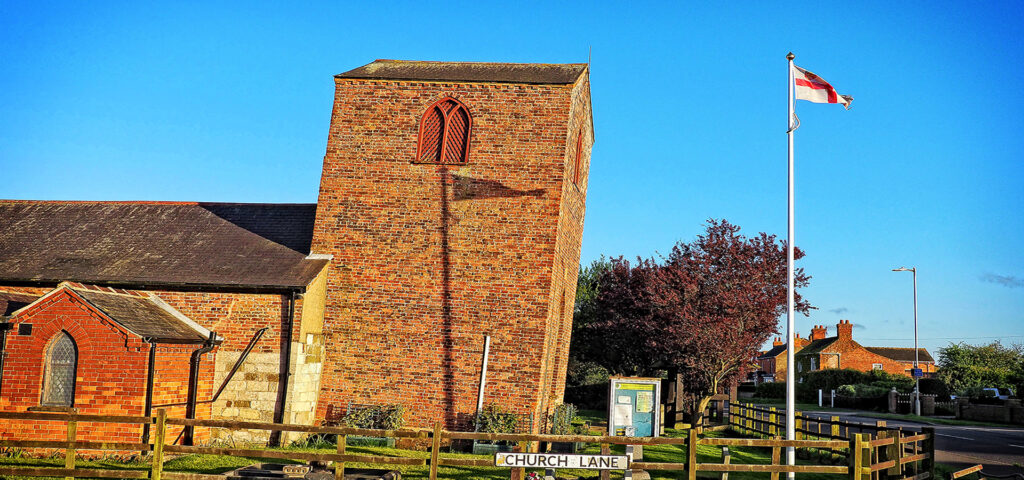 Leaning Church Sutton on Sea